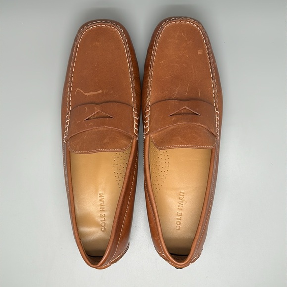 Cole Haan Howland Leather Penny Loafers C04534 Men's Sz 13 - Picture 4 of 10